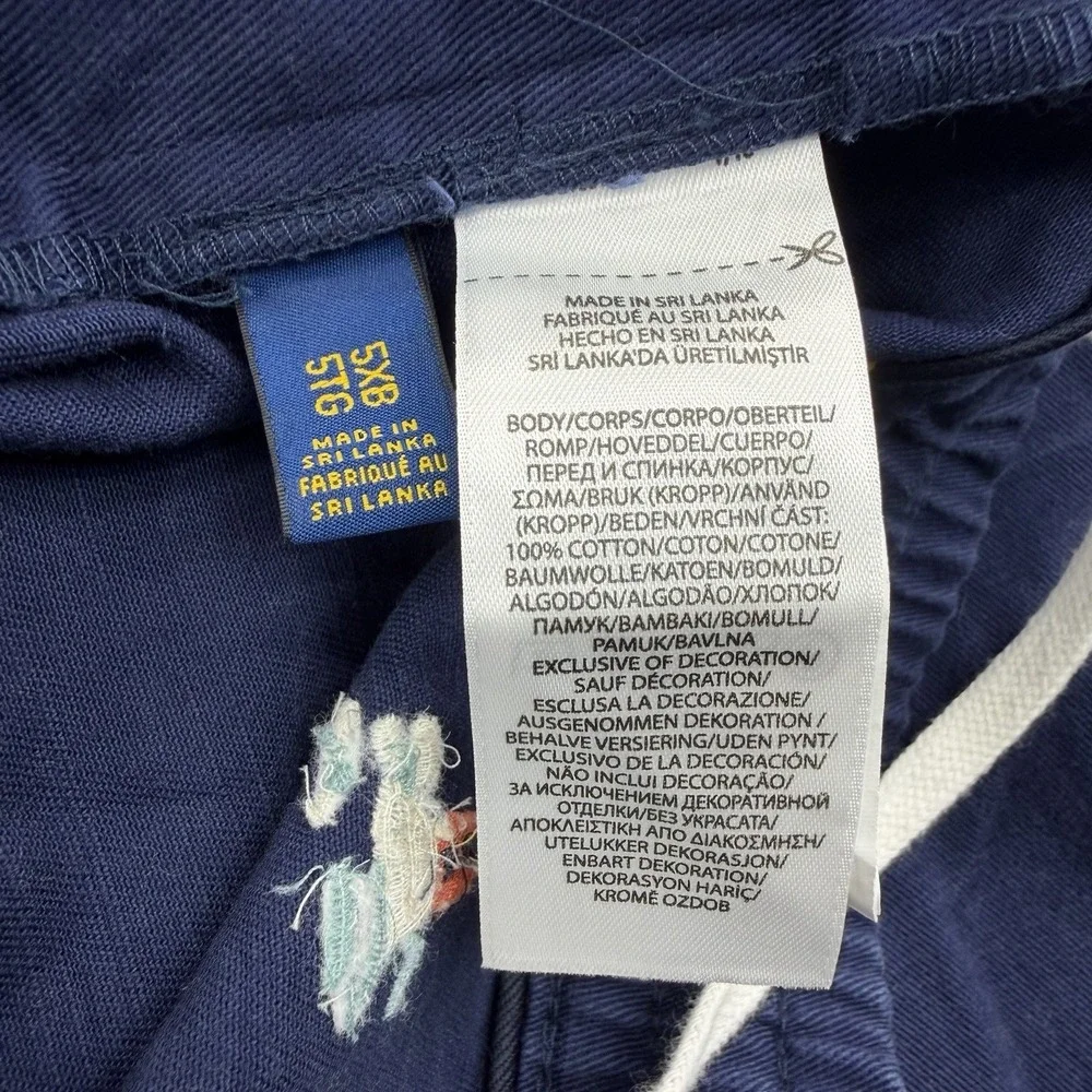 Polo Ralph Lauren Classic Fit Prepster Pants 5XB Elastic Waist Sailboat Nautical